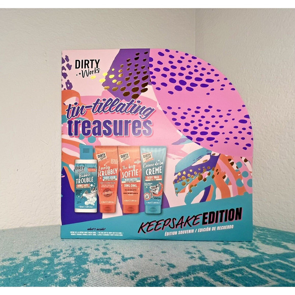 DIRTYWORKS Tin-Tillating Treasures Keepsake Edition Set‎ Bubble Trouble FUN GIFT - Picture 1 of 4